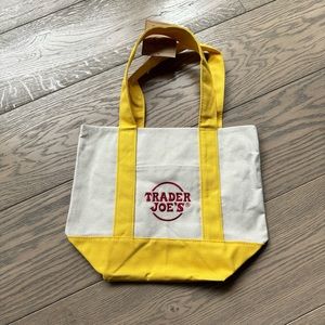 NWT Trader Joe’s Mini Tote - Yellow